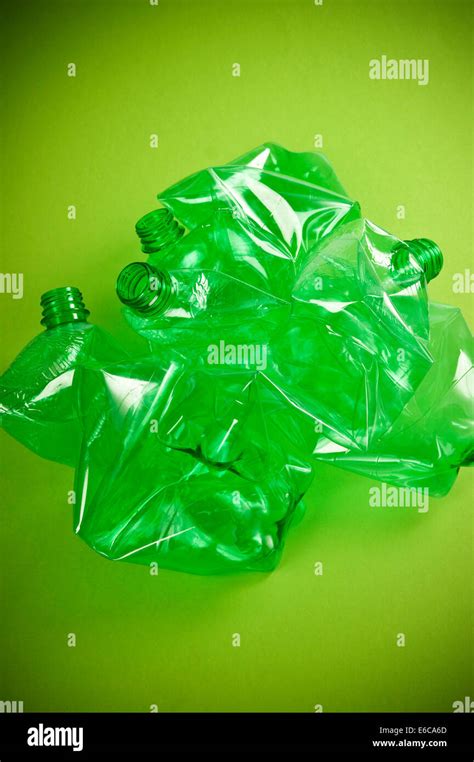 Crumpled Plastic Bottles Stock Photo Alamy
