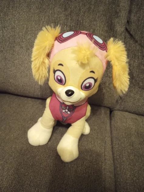 Nickelodeon Paw Patrol Skye Plush 8 Pup Pals Stuffed Pink Girl Puppy