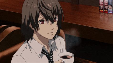 Anime Boy Drinking Coffee Hi Guys Your Drunk Boyfriend Comes Back From
