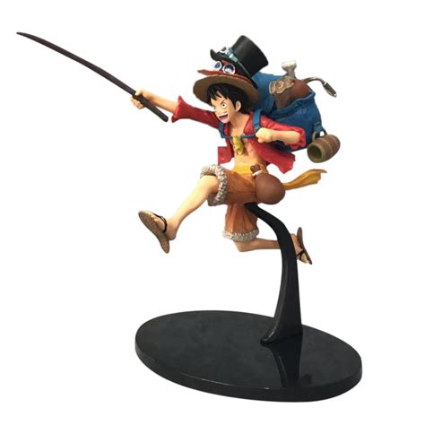 Kidtop One Piece Anime Action Figures Backpack Luffy Pvc Model Toy