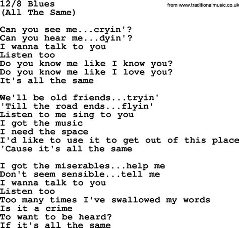 12 8 Blues By The Byrds Lyrics With Pdf