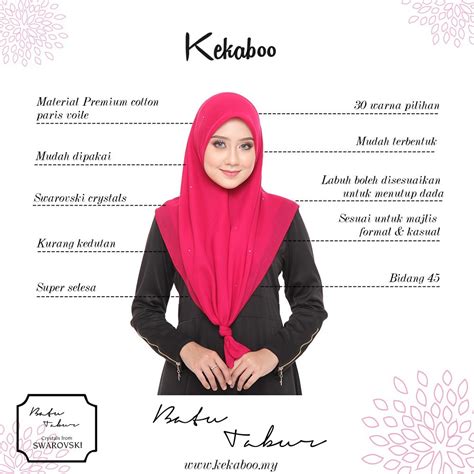 Butik hasya menawarkan tudung bawal pelbagai corak dan warna pilihan mengikut citarasa. Mom's Fashion: Tudung Bawal Premium Kekaboo Batu Tabur ...