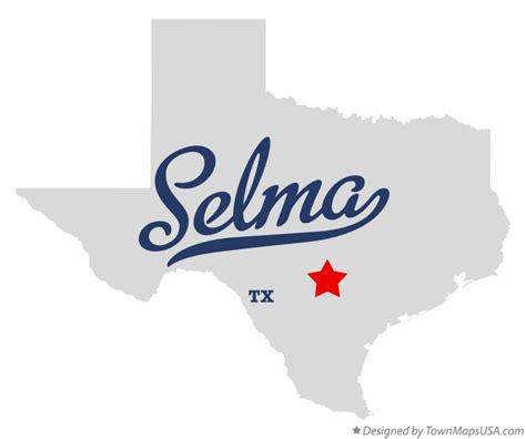 Map Of Selma Tx Texas