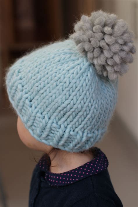 Free Easy Knit Pattern Knitted Hats Kids Knitting Patterns Baby