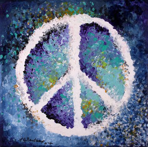 Cool Peace Painting By Michelle Boudreaux