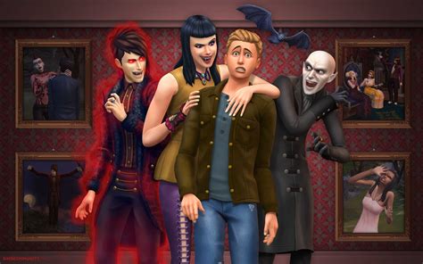 The Sims 4 Vampires Desktop And Smartphone Wallpapers