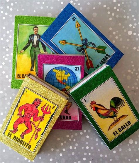 Mexican Loteria Large Matchboxes Mexican Wedding Matchbox Etsy