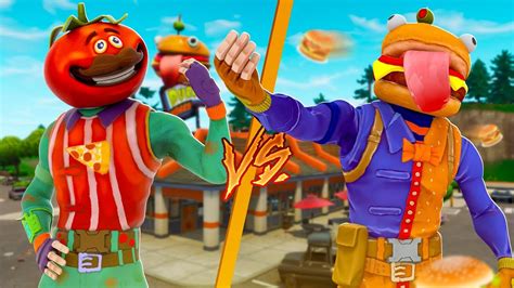 Durrr burger is a fictional fast food chain in the fortnite universe. DURR BURGER VS TOMATO HEAD ULTIMATE FOOD FIGHT! - Fortnite ...