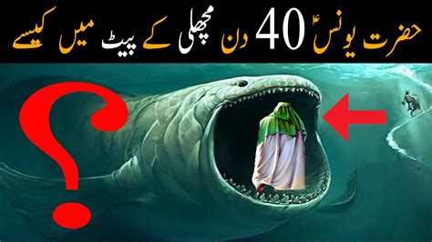 Hazrat Younus As 40 Din Machli Ke Pait Mein Waqia Story Dua Fish