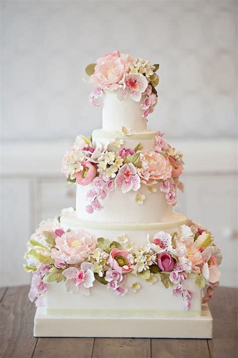 Gallery Spring Sugar Flowers Wedding Cake Deer Pearl Flowers