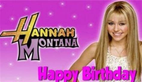 Hannah Montana Birthday Card Contents Contributed And