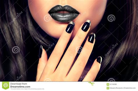 Luxury Fashion Style Manicure Cosmetics And Makeup Stock Photo