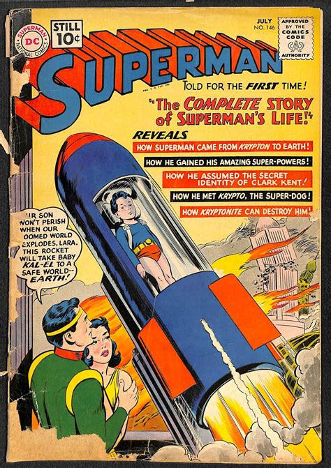 Superman 146 1961 Comic Books Silver Age Dc Comics Superman