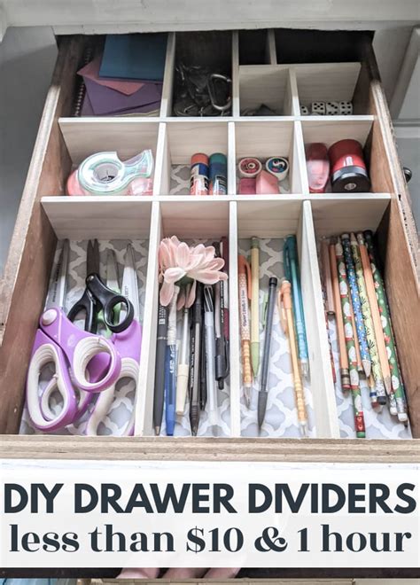 How To Make Cheap And Easy Diy Drawer Dividers