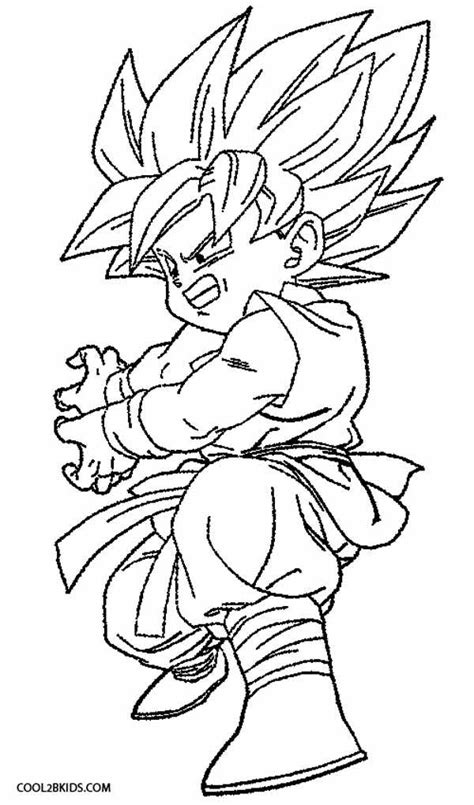 32 Super Saiyajin Son Goku Ausmalbilder
