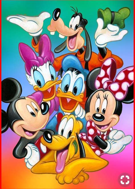 Mickey And Friends Disney Characters Minnie Mouse Mickey And Friends Disney Cartoon Characters