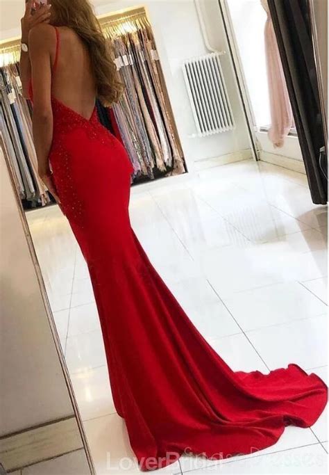 sexy backless lace beaded mermaid long evening prom dresses evening p loverbridal