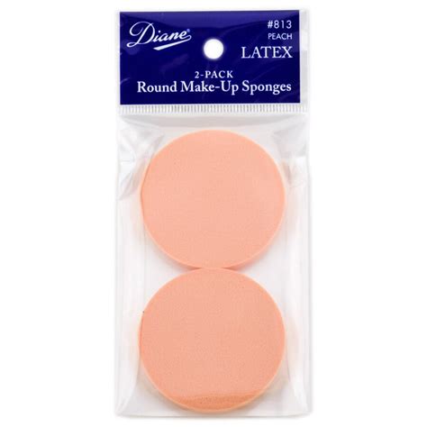 Other Accessories Diane Latex Round Make Up Sponges Color Peach