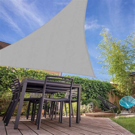 Kxmyt Garden Shade Sail Triangle Breathable Uv Block Sunscreen Awning Canopy With Accessories