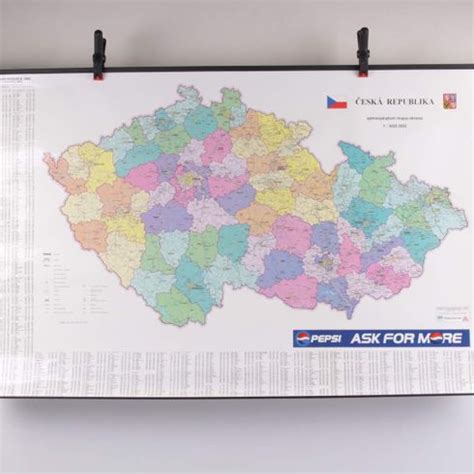 Plakát mapy České republiky bazar OdKarla cz