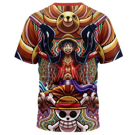 Trippy Monkey D Luffy One Piece T Shirt Anime Ape