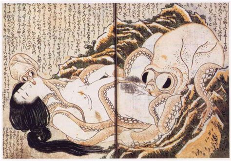 The Dream Of The Fishermans Wife Hokusai 1814 Sexytimechi