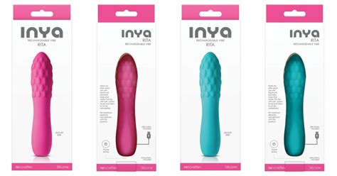 Rita Textured 10 Mode Massager From Inya By Ns Novelties The Resource By Molly