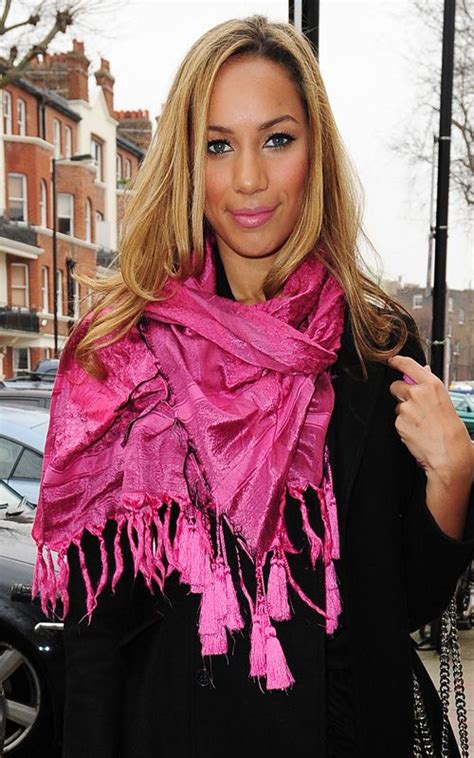 This Hot Pink Scarf Is Gorgeous Leona Lewis Wears It Wellscarf Uk