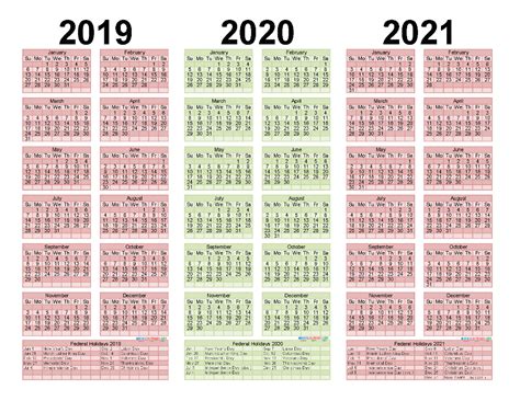 Calendar 2019 Printable Printable Calendar 2020 Calendar Templates