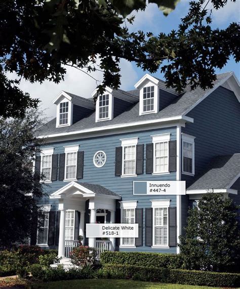 Tips For Choosing The Perfect Colonial Exterior Paint Colors Paint Colors