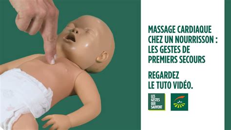 Massage Cardiaque Chez Un Nourrisson Les Gestes De Premiers Secours Youtube