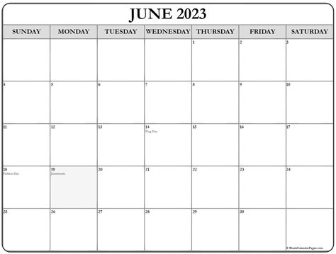 Dream Calendars Make Your Calendar Template Blog Blank Printable June