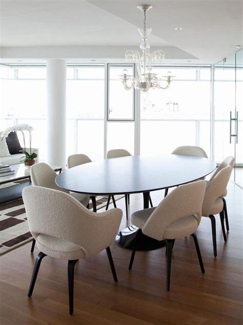 √ Modern Oval Dining Table Set For 6 Tia Reed