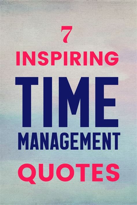 16 Short Quotes About Time Management Information