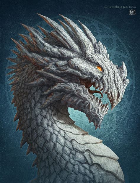 White Dragon By Kerembeyit On Deviantart