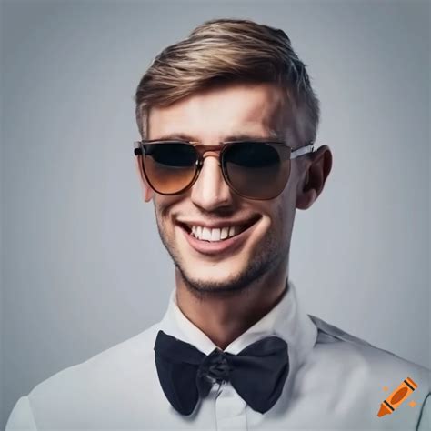 Smiling Gentleman Wearing Sunglasses