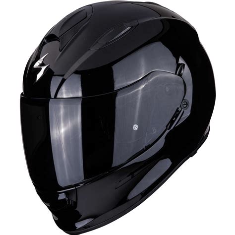 Integral Motorcycle Helmet Scorpion Exo 491 Solid Glossy Black For Sale