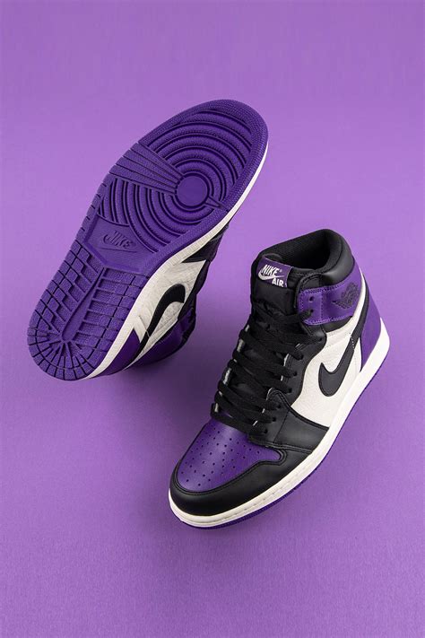 Nike Mens Air Jordan 1 Retro High Og Court Purple 555088 501 Size 13