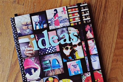 Watch the video and get the personal diary decoration idea. Make Your Own Instagram Journal - A Beautiful Mess