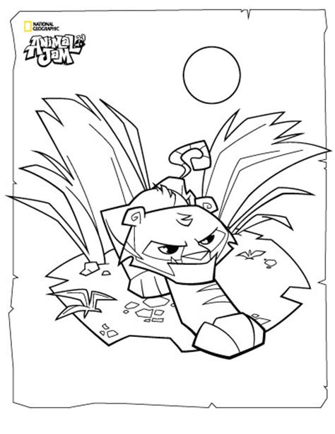 In this game there are many cute characters that are loved by children. Animal Jam Coloring Pages - GetColoringPages.com