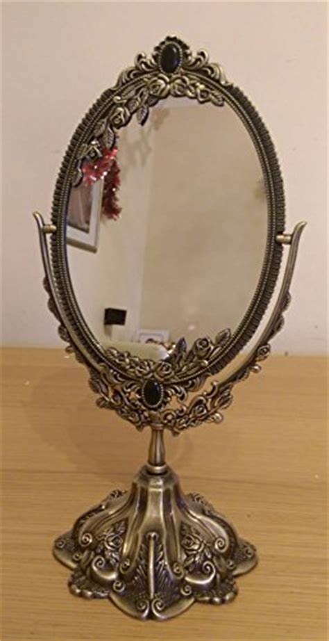 Find out why oval mirrors are a popular oval bathroom mirrors are classic but unusual, and not always the most straightforward choice. Vintage Antique Two Sided Swivel Oval Countertop Jewelry ...