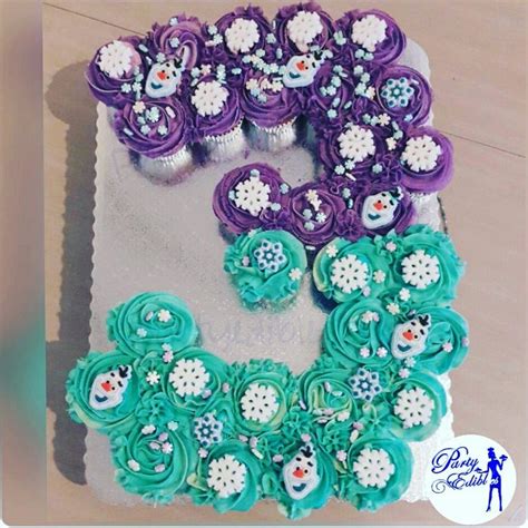 70+ coco melon ideas | 1st birthday party … перевести эту страницу. Number 3 shaped frozen themed cupcakes | Frozen birthday ...