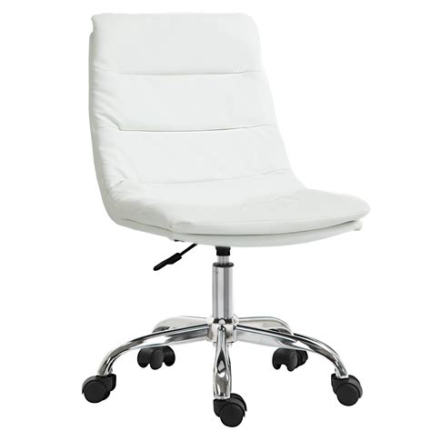 Vinsetto Armless Office Chair Ergonomic Computer Desk Chair Mid Back