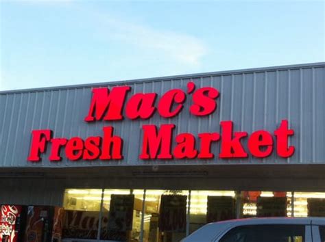 Macs Fresh Market 33700 Hwy 12 W Durant Mississippi Grocery