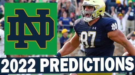 Notre Dame 2022 College Football Season Prediction Win Big Sports