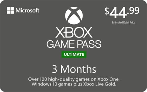 Jun 13, 2019 · the game pass ultimate subscription is a combination of game pass for xbox, game pass for pc, and xbox gold. Microsoft Xbox Game Pass Ultimate eGift Card | GiftCardMall.com
