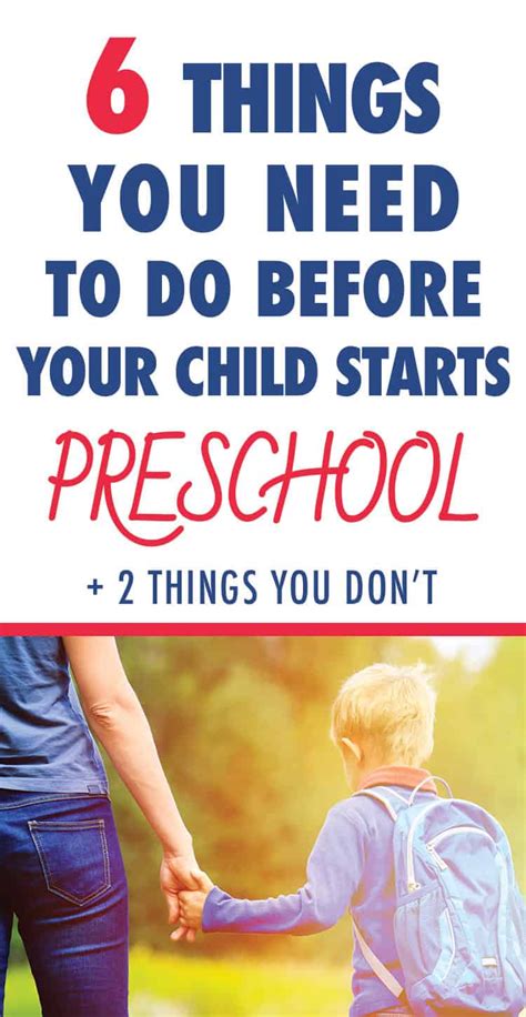 How To Prepare Your Child For Preschool 6 Things You Need To Do