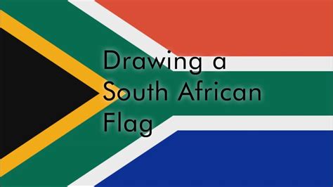 How To Draw A South African Flag Youtube