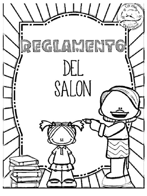 Los posters incluyen 9 normas: NORMAS SALON DE CLASE PARA COLOREAR