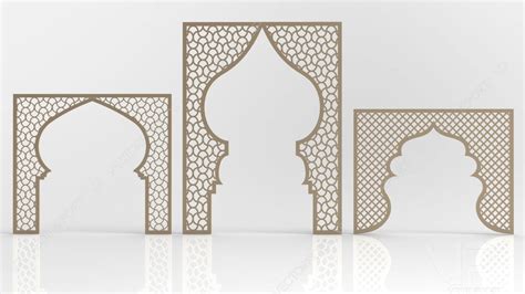 20 Arabic Pattern 3d Models And Vector Files Cnc File Etsy